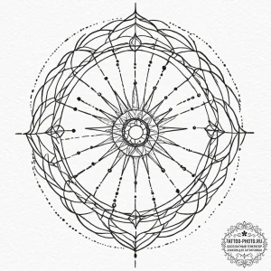 Tattoo sketch: a spiderweb motif, representin... - эскиз тату (№1752591726_0, 15.07.2025 15:02) — tattoo-photo.ru