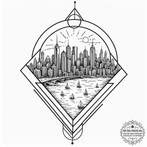Tattoo design a heads-up display hud overlayi... - эскиз тату (№1752593083_0, 15.07.2025 15:24) — tattoo-photo.ru