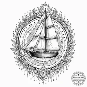 Tattoo sketch a hacker's code flowing down a... - эскиз тату (№1752610159_0, 15.07.2025 20:09) — tattoo-photo.ru