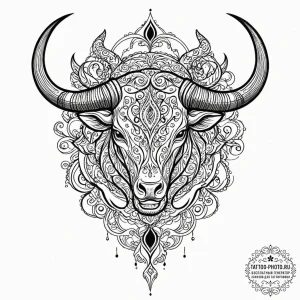 Tattoo design "i have" text for taurus, with... - эскиз тату (№1752610325_0, 15.07.2025 20:12) — tattoo-photo.ru