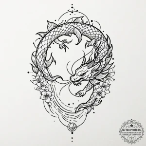 Tattoo design a cancer constellation, its sta... - эскиз тату (№1752617530_0, 15.07.2025 22:12) — tattoo-photo.ru