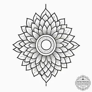 Tattoo sketch a soft focus effect on an abstr... - эскиз тату (№1752619699_0, 15.07.2025 22:48) — tattoo-photo.ru