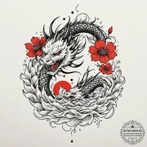 Tattoo sketch a minimalist symbol for a force... - эскиз тату (№1752623451_0, 15.07.2025 23:50) — tattoo-photo.ru