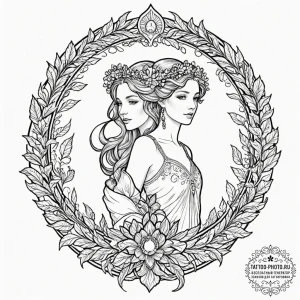 Tattoo design a timeline of important family... - эскиз тату (№1752626862_0, 16.07.2025 00:47) — tattoo-photo.ru