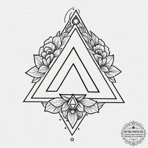 The triforce (from the legend of zelda), tatt... - эскиз тату (№1752627112_0, 16.07.2025 00:51) — tattoo-photo.ru