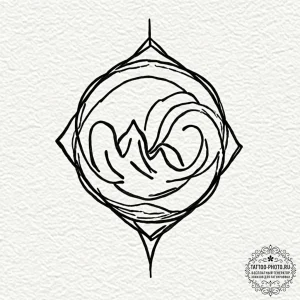 Tattoo sketch a crossfit-inspired symbol of s... - эскиз тату (№1752627866_0, 16.07.2025 01:04) — tattoo-photo.ru