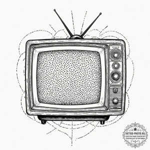 Tattoo sketch a 'press start' message on a re... - эскиз тату (№1752627949_0, 16.07.2025 01:05) — tattoo-photo.ru