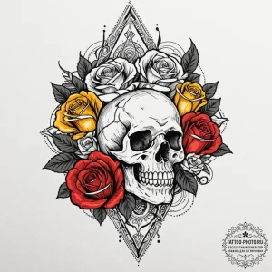 Tattoo design a strong, broad shoulder, symbo... - эскиз тату (№1752628116_0, 16.07.2025 01:08) — tattoo-photo.ru