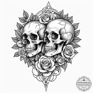 Tattoo sketch a celestial body split in half,... - эскиз тату (№1752636477_0, 16.07.2025 03:27) — tattoo-photo.ru