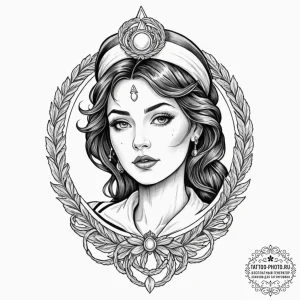 Tattoo sketch an abstract 'aura' of resilienc... - эскиз тату (№1752637452_0, 16.07.2025 03:44) — tattoo-photo.ru