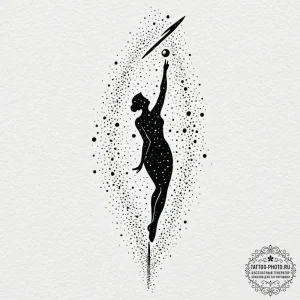 Tattoo design a human silhouette, transparent... - эскиз тату (№1752640383_0, 16.07.2025 04:33) — tattoo-photo.ru