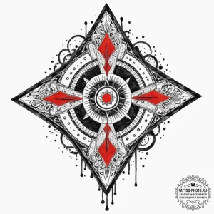 Tattoo sketch an abstract 'aura' of resilienc... - эскиз тату (№1752645698_0, 16.07.2025 06:01) — tattoo-photo.ru