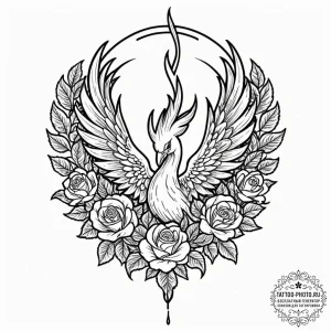 Tattoo design a minimalist "respawn" symbol w... - эскиз тату (№1752646822_0, 16.07.2025 06:20) — tattoo-photo.ru