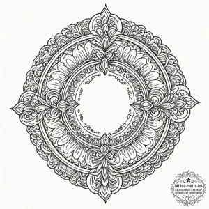 Tattoo design a "loading screen" pattern that... - эскиз тату (№1752648318_0, 16.07.2025 06:45) — tattoo-photo.ru