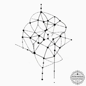 Tattoo design a tiny, almost invisible conste... - эскиз тату (№1752653125_0, 16.07.2025 08:05) — tattoo-photo.ru