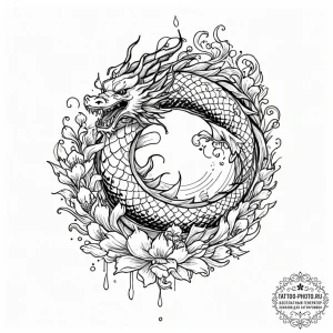 Tattoo design a glowing 'game over' screen me... - эскиз тату (№1752654112_0, 16.07.2025 08:21) — tattoo-photo.ru