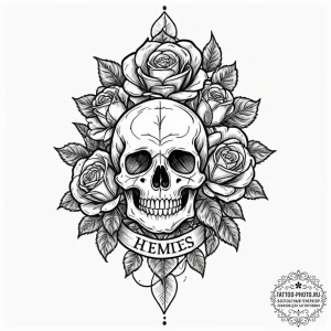 Hemp, tattoo line art, chicano tattoo style,... - эскиз тату (№1752658313_0, 16.07.2025 09:31) — tattoo-photo.ru