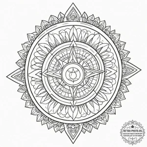 A linework design of the strange swedish rune... - эскиз тату (№1752663178_0, 16.07.2025 10:52) — tattoo-photo.ru