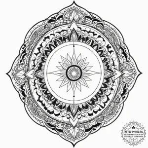 Tattoo design two halves of a globe, completi... - эскиз тату (№1752663578_0, 16.07.2025 10:59) — tattoo-photo.ru