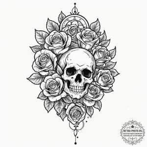 Tattoo design a soft blend of blues and purpl... - эскиз тату (№1752664779_0, 16.07.2025 11:19) — tattoo-photo.ru
