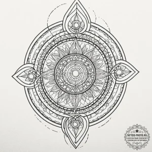 A linework tattoo of the laputa robot from ca... - эскиз тату (№1752665026_0, 16.07.2025 11:23) — tattoo-photo.ru