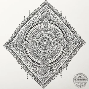Aztec, tattoo sketch design, on a clean white... - эскиз тату (№1752685159_0, 16.07.2025 16:59) — tattoo-photo.ru