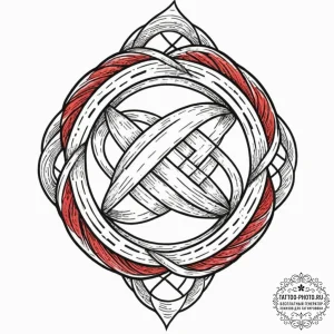 Tattoo design an abstract interpretation of "... - эскиз тату (№1752689402_0, 16.07.2025 18:10) — tattoo-photo.ru