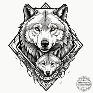 Tattoo design a specific guardian animal (e.g... - эскиз тату (№1752689974_0, 16.07.2025 18:19) — tattoo-photo.ru