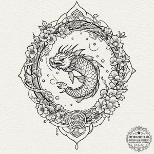 Tattoo sketch a fine line pattern resembling... - эскиз тату (№1752693856_0, 16.07.2025 19:24) — tattoo-photo.ru