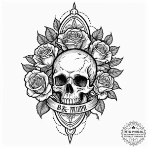 130. a graphic tattoo of the "88 mph" speed d... - эскиз тату (№1752694822_0, 16.07.2025 19:40) — tattoo-photo.ru