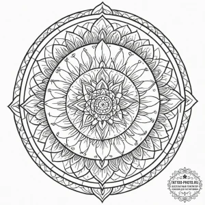 Tattoo design a winding path through a forest... - эскиз тату (№1752702909_0, 16.07.2025 21:55) — tattoo-photo.ru
