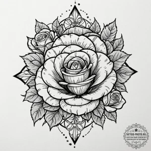 Tattoo design an abstract blend of colors and... - эскиз тату (№1752703065_0, 16.07.2025 21:57) — tattoo-photo.ru