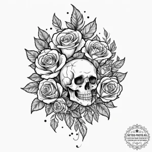 Tattoo design a subtle ombre effect on a natu... - эскиз тату (№1752706834_0, 16.07.2025 23:00) — tattoo-photo.ru
