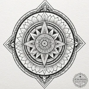 Tattoo sketch a glowing "checkpoint" banner i... - эскиз тату (№1752709743_0, 16.07.2025 23:49) — tattoo-photo.ru