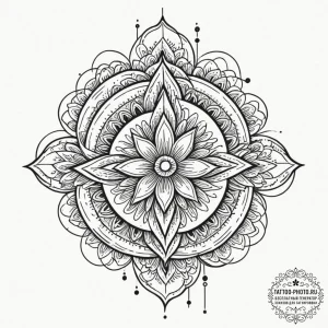 р сѓрѕр° рџрѕс‚рѕрє (potok, flow, current, tr... - эскиз тату (№1752712239_0, 17.07.2025 00:30) — tattoo-photo.ru