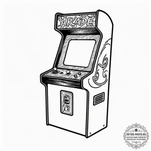 Tattoo design a simplified silhouette of a cl... - эскиз тату (№1752720424_0, 17.07.2025 02:47) — tattoo-photo.ru