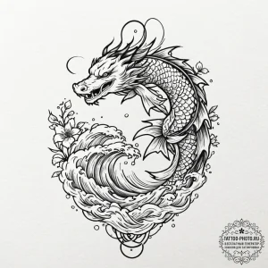 Tattoo sketch a simple, elegant human figure... - эскиз тату (№1752720582_0, 17.07.2025 02:49) — tattoo-photo.ru