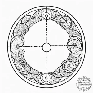 Tattoo sketch 'loading...' with a minimalist... - эскиз тату (№1752727089_0, 17.07.2025 04:38) — tattoo-photo.ru