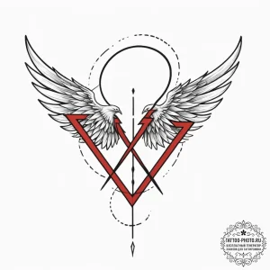 93. tattoo sketch: "vetar" rune subtly integr... - эскиз тату (№1752729242_0, 17.07.2025 05:14) — tattoo-photo.ru