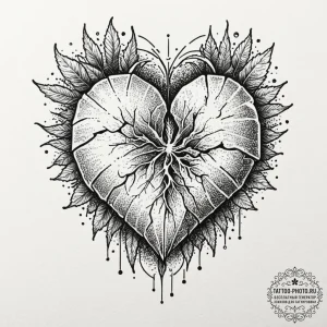 Tattoo design a pixelated heart container wit... - эскиз тату (№1752730521_0, 17.07.2025 05:35) — tattoo-photo.ru