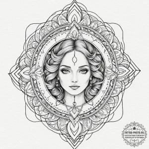 Tattoo sketch gemini twins, realistically ren... - эскиз тату (№1752731556_0, 17.07.2025 05:52) — tattoo-photo.ru