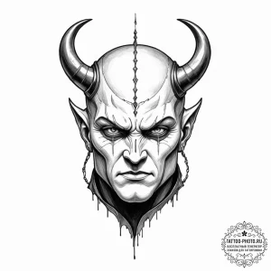 A neo-traditional tattoo of morpheus's helm f... - эскиз тату (№1752735900_0, 17.07.2025 07:05) — tattoo-photo.ru