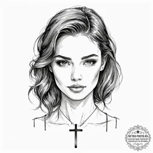 Watercolor sketch of luv, with a single, cold... - эскиз тату (№1752737918_0, 17.07.2025 07:38) — tattoo-photo.ru