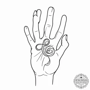 Tattoo design a delicate word or initial on t... - эскиз тату (№1752738697_0, 17.07.2025 07:51) — tattoo-photo.ru