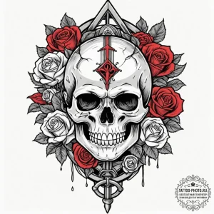 Gladiator, concept art for tattoo, on a clean... - эскиз тату (№1752739634_0, 17.07.2025 08:07) — tattoo-photo.ru
