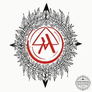 A linework design of the strange swedish rune... - эскиз тату (№1752746820_0, 17.07.2025 10:07) — tattoo-photo.ru