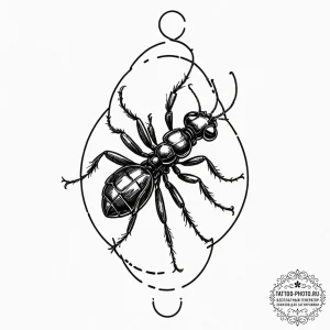 A sketch of ant-man riding an ant,, tattoo li... - эскиз тату (№1752748689_0, 17.07.2025 10:38) — tattoo-photo.ru