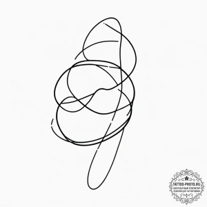 Tattoo design a wrist with abstract lines for... - эскиз тату (№1752756140_0, 17.07.2025 12:42) — tattoo-photo.ru