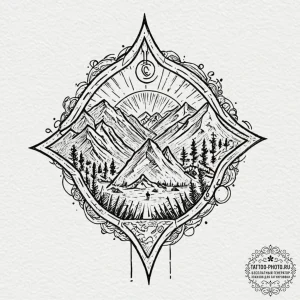 Tattoo design a stylized "game lobby" icon wi... - эскиз тату (№1752761327_0, 17.07.2025 14:08) — tattoo-photo.ru