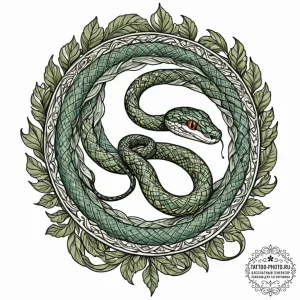 Tattoo design a single, unblinking snake's ey... - эскиз тату (№1752770408_0, 17.07.2025 16:40) — tattoo-photo.ru